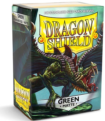 Dragon Shield Matte - Green (100 ct. in box)