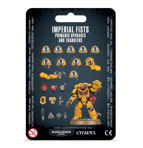 Imperial Fists - Primaris Upgrades und Abziehbilderbögen