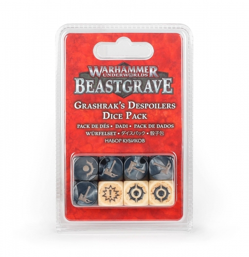 Warhammer Underworlds: Beastgrave - Grashrak's Despoilers Würfelset