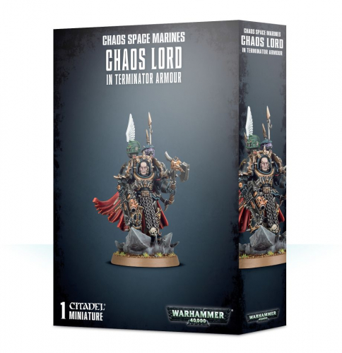Chaos Space Marines - Chaos Lord in Terminator Armour (Chaos Sorcerer in Terminator Armour)