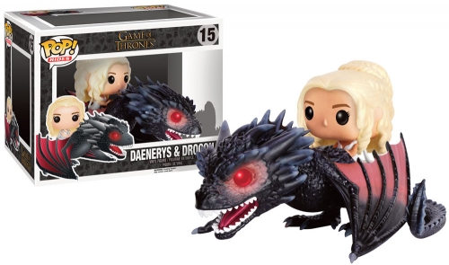 Game of Thrones POP! Rides Vinyl Figur Daenerys & Drogon 18 cm