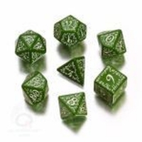 Elvish Dice Green/White (7)