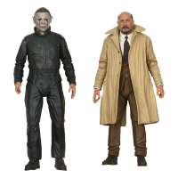Halloween II Ultimate Actionfiguren Doppelpack Michael Myers & Dr Loomis 18 cm *Beschädigte Verpackung*