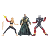 Marvel Legends Cinematic Universe 10th Anniversary Iron Man 3 Pepper Potts, Iron Man, and Mandarin 6-Inch Action Figures *Beschädigte Verpackung*
