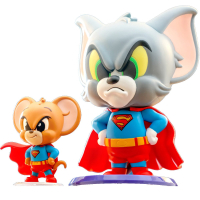 Tom and Jerry Cosbaby Superman Collectible Set - EE Exclusive Mini-Figures 5 cm & 10 cm