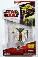 Star Wars The Clone Wars Actionfigur 2009 CW14 Yoda 5 cm